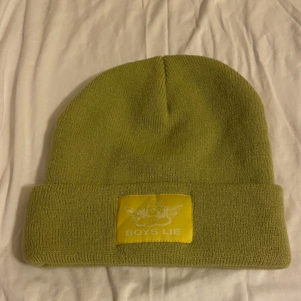 Boys Lie Green Beanie